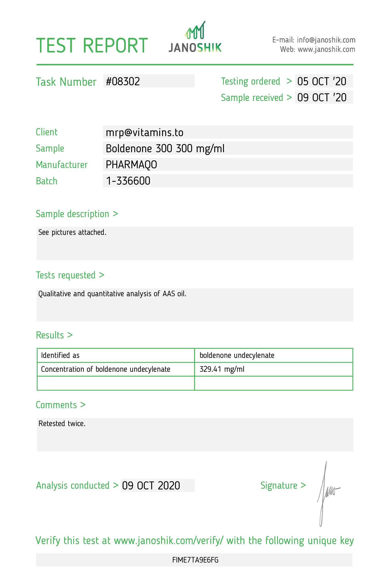 Boldenone 300 - Pharmaqo Labs image 2