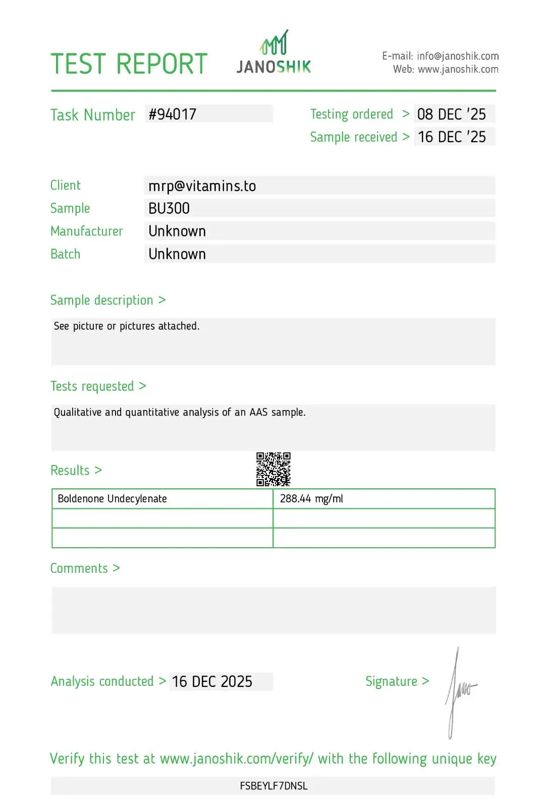 Boldenone 300 - Pharmaqo Labs image 3