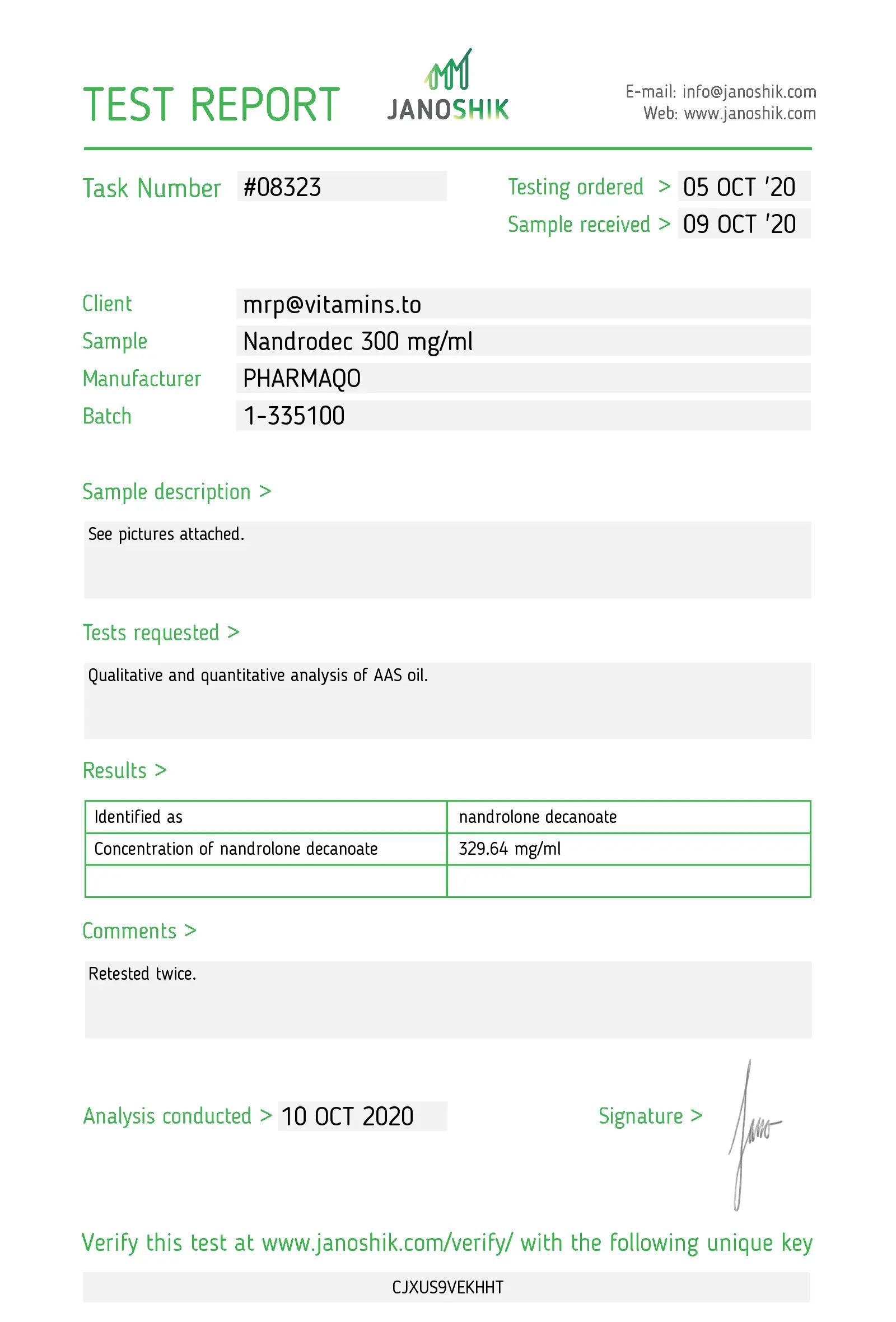 Nandrodec 300 - Pharmaqo Labs image 2