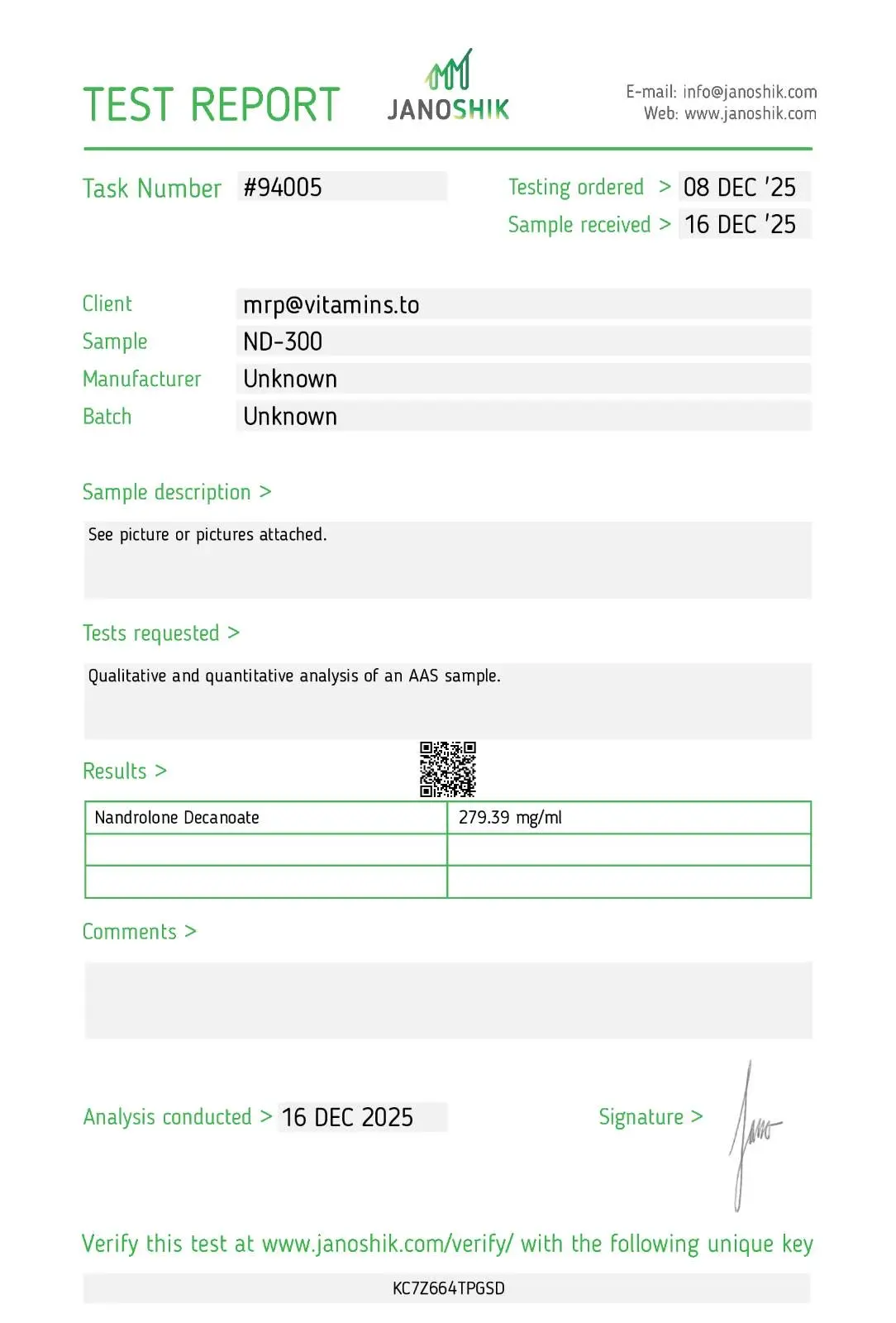 Nandrodec 300 - Pharmaqo Labs image 3