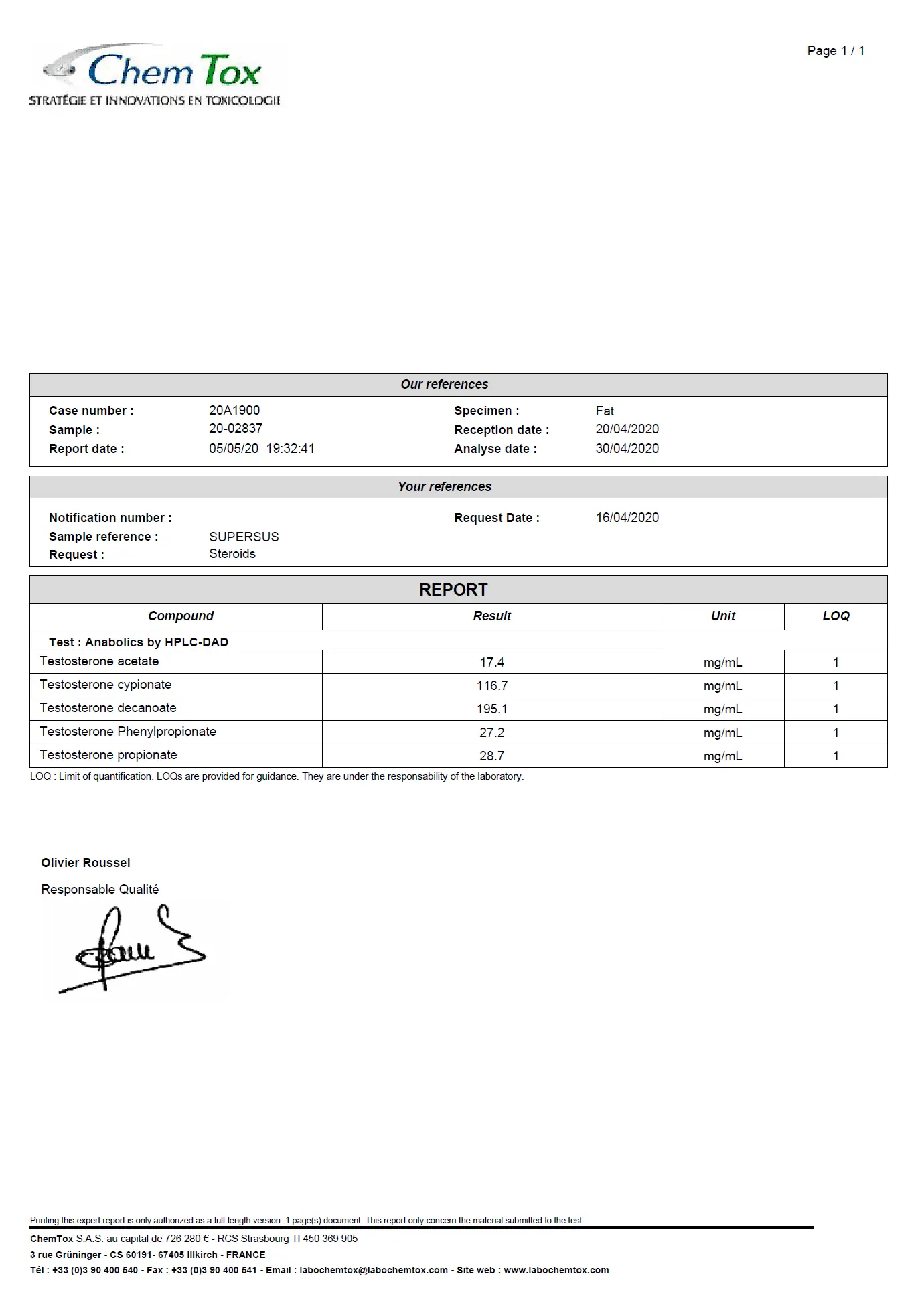 Supersus 400 - Pharmaqo Labs image 2