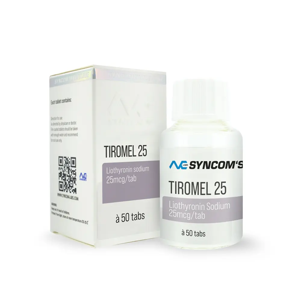 T3 - Tiromel [25mcg/50tabs] | Syncom Labs