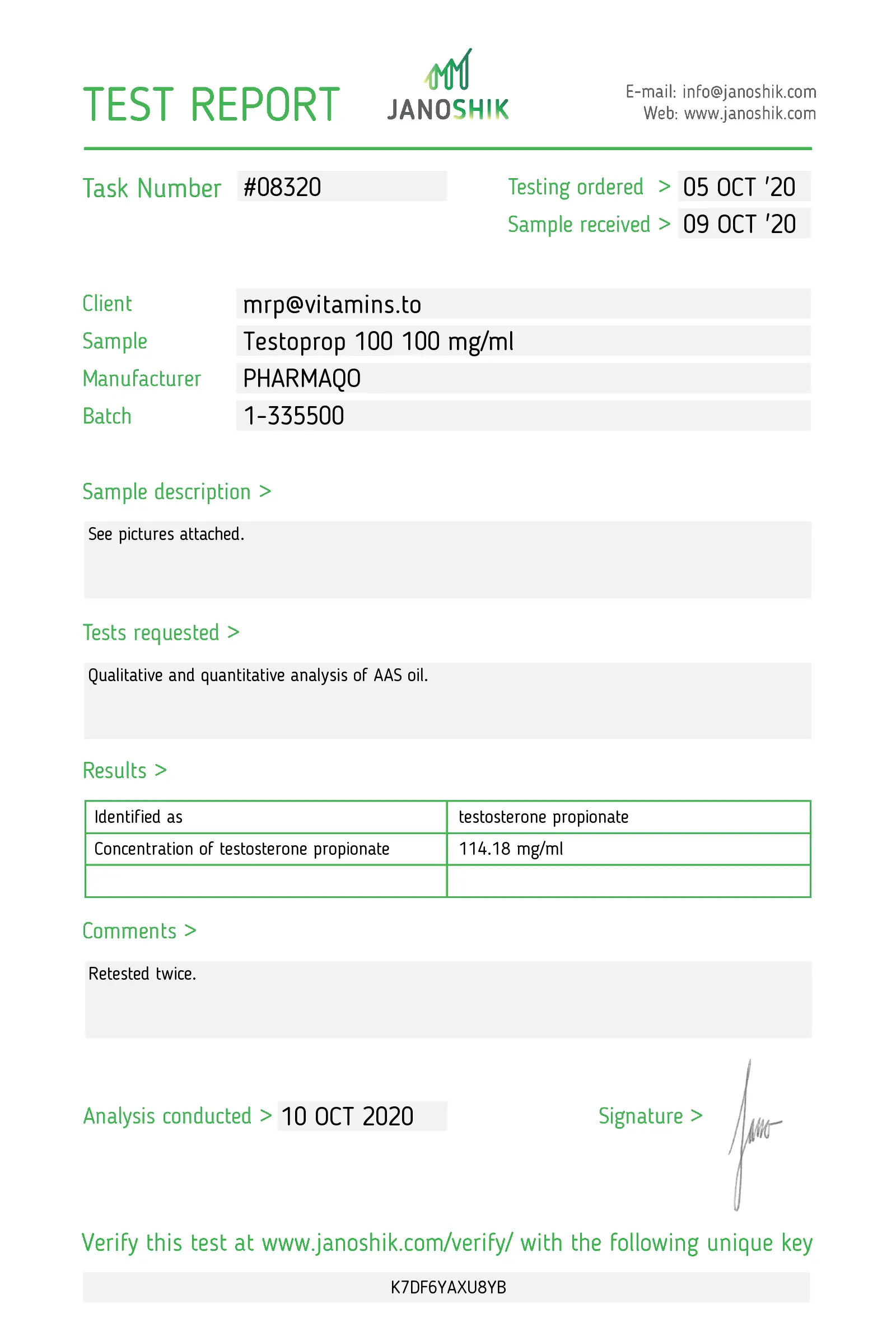 Testosterone-P 100 - Pharmaqo Labs image 2