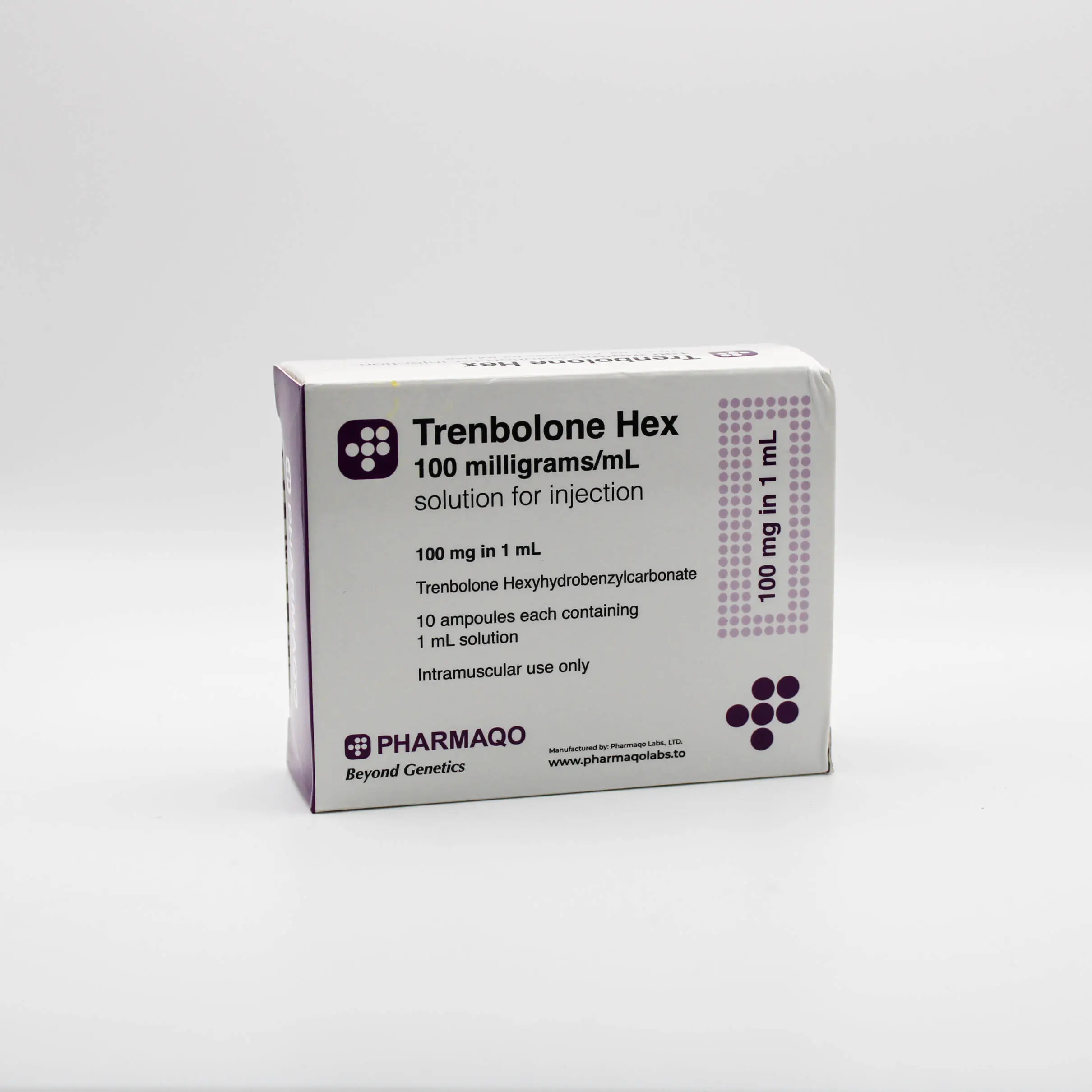 Trenbolone Hex 100mg - PharmaQo Labs [Amps] image 2